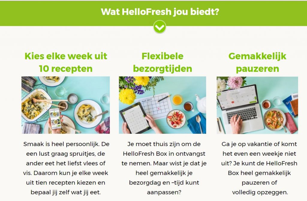 Hello Fresh marketing