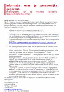 GDPR - Edenred